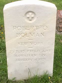 Robert O Holman 1905 1929 Find A Grave Memorial