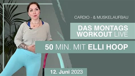 Elli Hoop Live Hula Hoop Montagsworkout Youtube