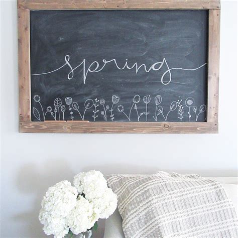 Spring Chalkboard Art Click To See More Pics Of The Blooming Nest Home