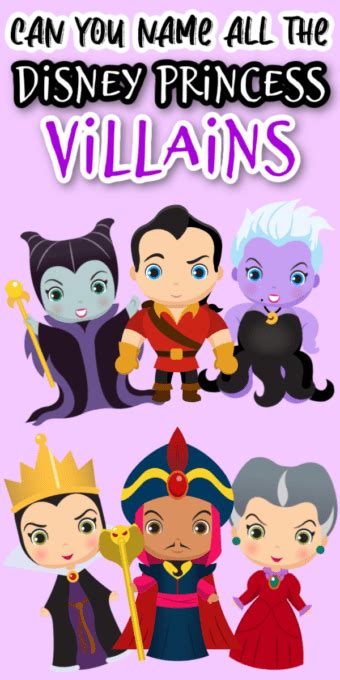 The Complete List Of Disney Princess Villains In 2021 | Fun Money Mom