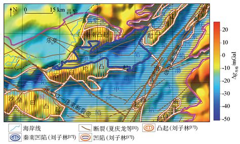 基于卫星重力异常的渤海盆地秦南凹陷及邻区构造格局研究