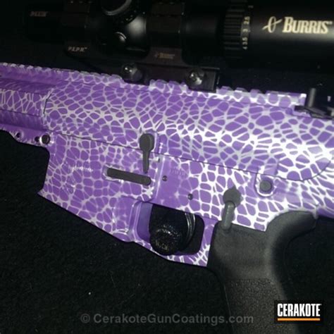 H 151 Satin Aluminum With H 217 Bright Purple By Lauren Fyfe Cerakote