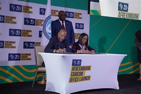 Caricom Development Fund Inks Mou With Afreximbank Caribbean News Service