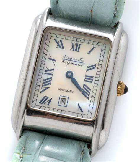 August Raymond Automatic Wristwatch With Mother Of Pearl Dial Watches