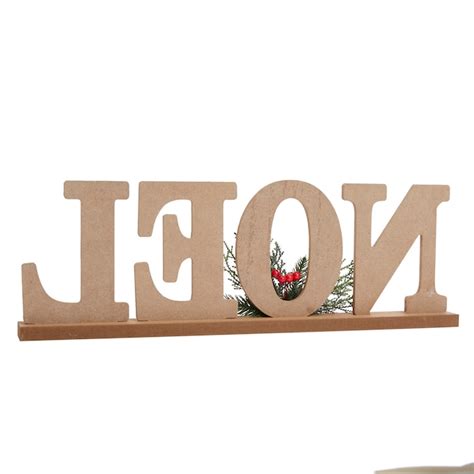 Holiday Living 5.4-in Decoration Noel Christmas Decor in the Christmas ...