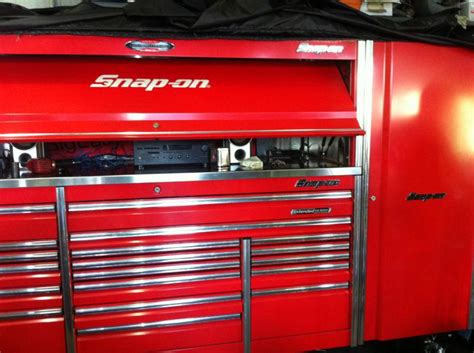 Buy Snap On Red Epiq Triple Bank Tool Box Hutch Stainless Top