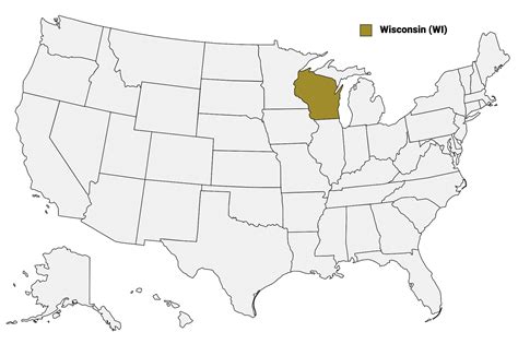 Wisconsin Counties Map | Mappr