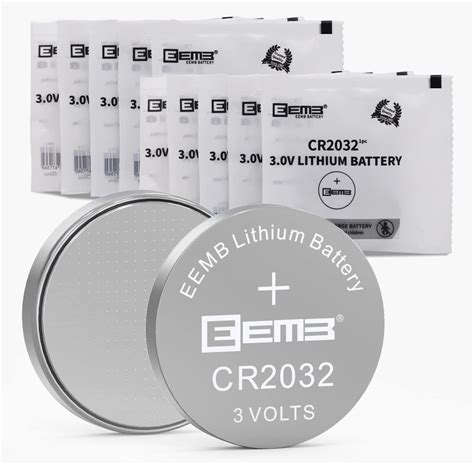 Amazon Pcs Eemb Cr Battery V Lithium Battery Coin Cell