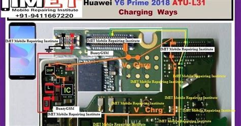 Huawei Y6 Prime 2018 Charging USB Problem Solution Jumper Ways Huawei