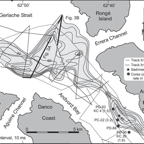 Hand Contoured Isopach Map Showing Thickness Of Unconsolidated