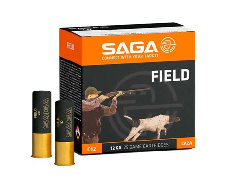 Cartuchos De Caza Saga Field 32 Gr