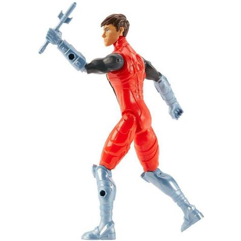 Boneco Max Steel 30cm Armadura Eletro 11 Articulações Mattel Bonecos