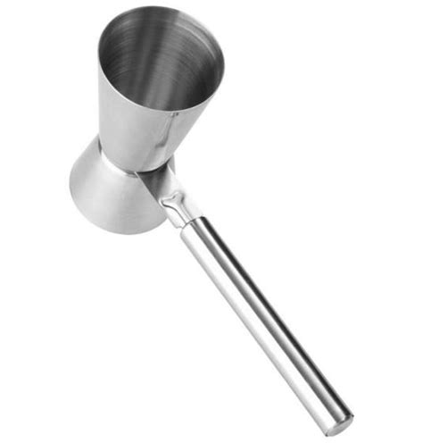 Dosador Duplo Inox Ml Ml Medidor Bebidas Drinks Cabo Clink