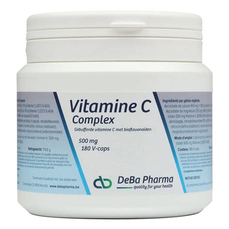 Deba Pharma Vitamine C Complex 500 mg Bioflavonoïden 180 St Farmaline