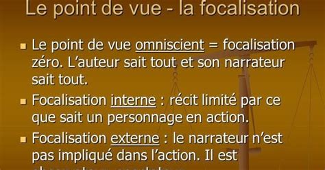 La focalisation ou point de vue 2eme BAC موقع الدروس الفروض والاختبارات