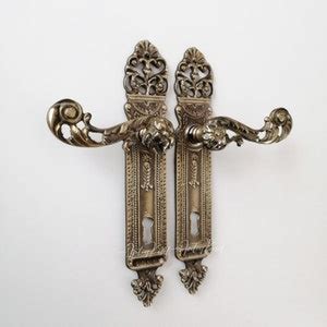 Vintage Style Door Handles Antique Brass French Door Handles - Etsy