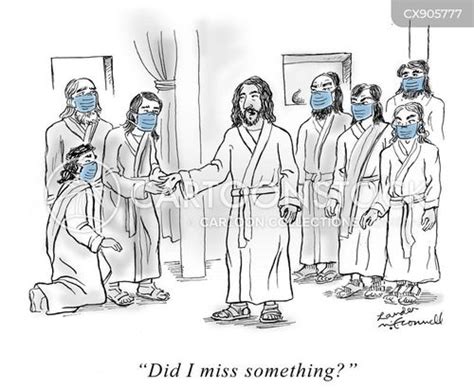 Jesus Corona Cartoon / Comic-Cartoon: Corona Mundschutz - Cartoons ...