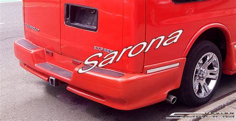 Custom Chevy Express Van All Rear Bumper Sarona