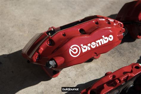 Diy How To Paint Brake Calipers Brembo Red • Buildjournal