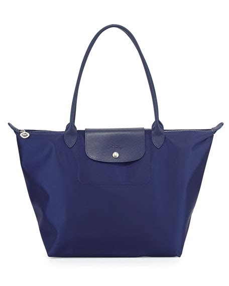 Longchamp Le Pliage Néo Large Nylon Tote Bag Navy Neiman Marcus