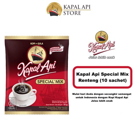 Kapal Api Special Mix Kopi Renteng Sachet Gram Kapal Api