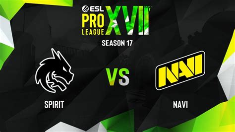 Spirit Vs Navi Map Nuke Esl Pro League Season Youtube