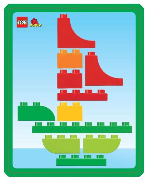кораблик схема сборки | Lego duplo, Lego duplo sets, Lego
