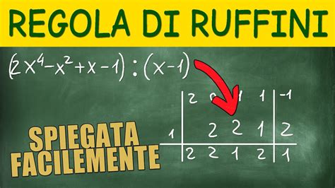 Esercizi Svolti Sulle Divisioni Con La Regola Di Ruffini Youtube