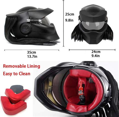 Buy Robot Motorcycle Helmet,Revealable Lens Motorcycle Full Face Helmet ...