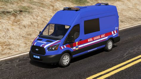 Ford Transit Mobil Karakol Araci Jandarma Turkish Els Gta Mods