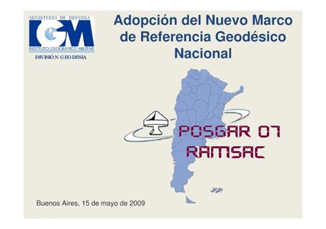 PDF Adopción del Nuevo Marco de Referencia Geodésico Nacional