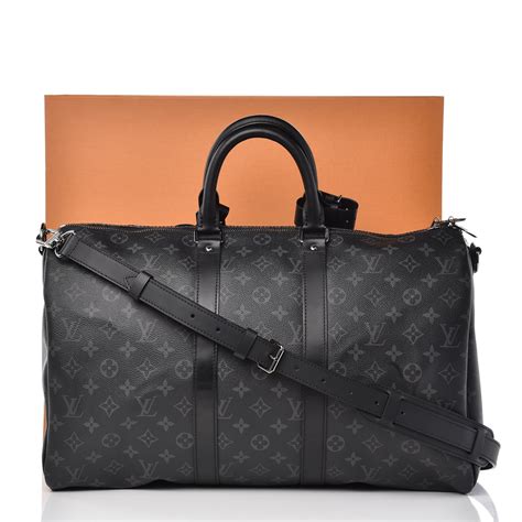 Louis Vuitton Monogram Eclipse Keepall Bandouliere 45 337715