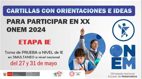 Cartillas Con Orientaciones E Ideas Para Participar En Los Concursos