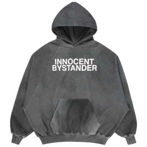 Innocent Bystander Hoodie Grey Praying