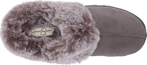 Jessica Simpson Womens Faux Fur Clog Comfy Furry Soft