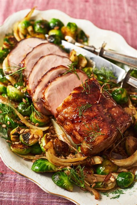 Recipe Of The Month Maple Brined Pork Loin Roast With Brussels Sprouts — Your Site Title