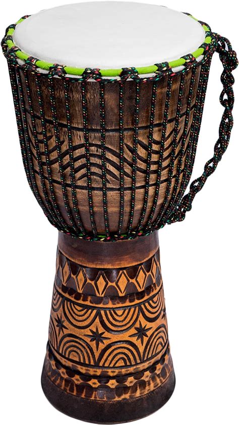 30cm Djembe Tambour Bongo Coloré Tambour Pour Enfants Fair Trade Amazon Fr Instruments De