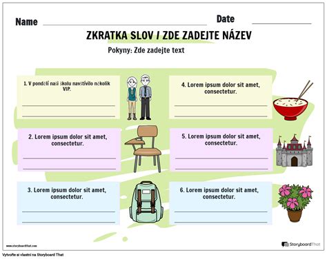 Zkratky Pro Slova Storyboard O Cs Examples