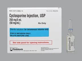 Cyclosporine Intravenous Uses Side Effects Interactions Pictures