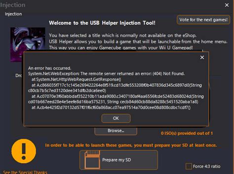 Gamecube Iso File Error Code With Server · Issue 88 · Failedshackusbhelperlauncher · Github