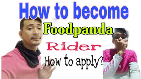 How To Become A Foodpanda Rider How To Apply Youtube