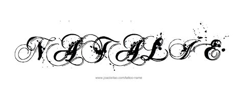 Natalie Name Tattoo Designs