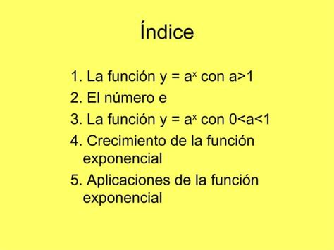 La función Exponencial con Calculadora PPT