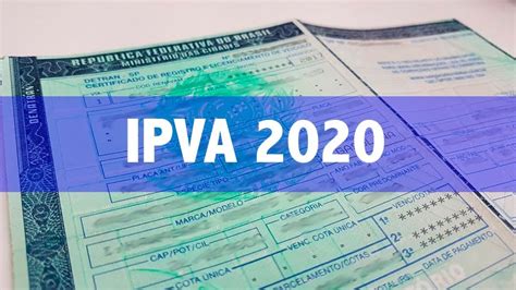 Pagamento Do Ipva 2020 Começa Em 13 De Janeiro AlÔ AlÔ Cidade