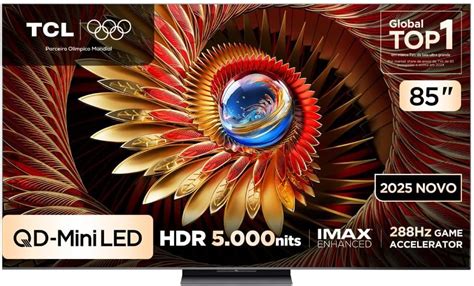 Tv Led 85 Polegadas - Smart TV TCL 85 Polegadas QLED Mini LED 4K C8K WiFi Bluetooth Google TV ...