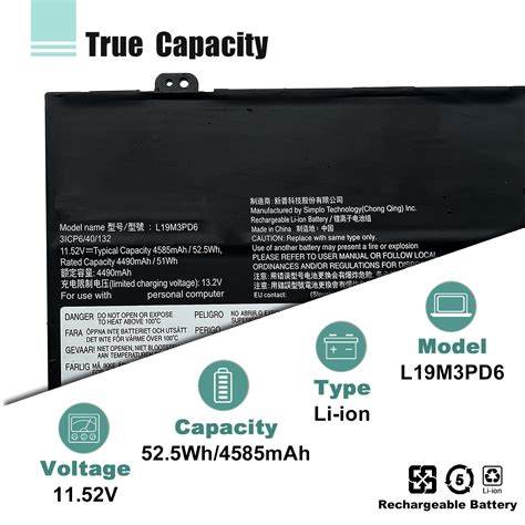 Boweirui L M Pd L L Pd Laptop Battery Replacement For Lenovo