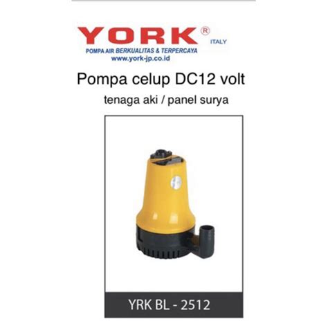 Jual York Yrk Bp Pompa Celup Dc Volt Tenaga Aki Solar Cell