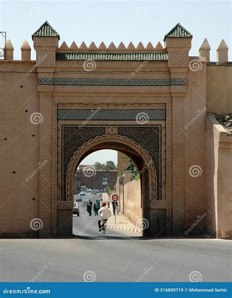 Architecture of the Old Town of Meknes Editorial Stock Image - Image of kasbah, antique: 216890719