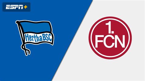 Hertha Bsc Vs 1 Fc Nurnberg 33024 Stream The Match Live Watch Espn