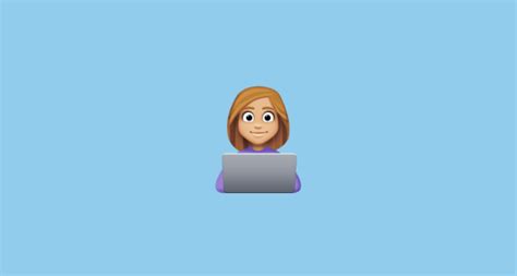 Woman Technologist Medium Light Skin Tone Emoji On Facebook